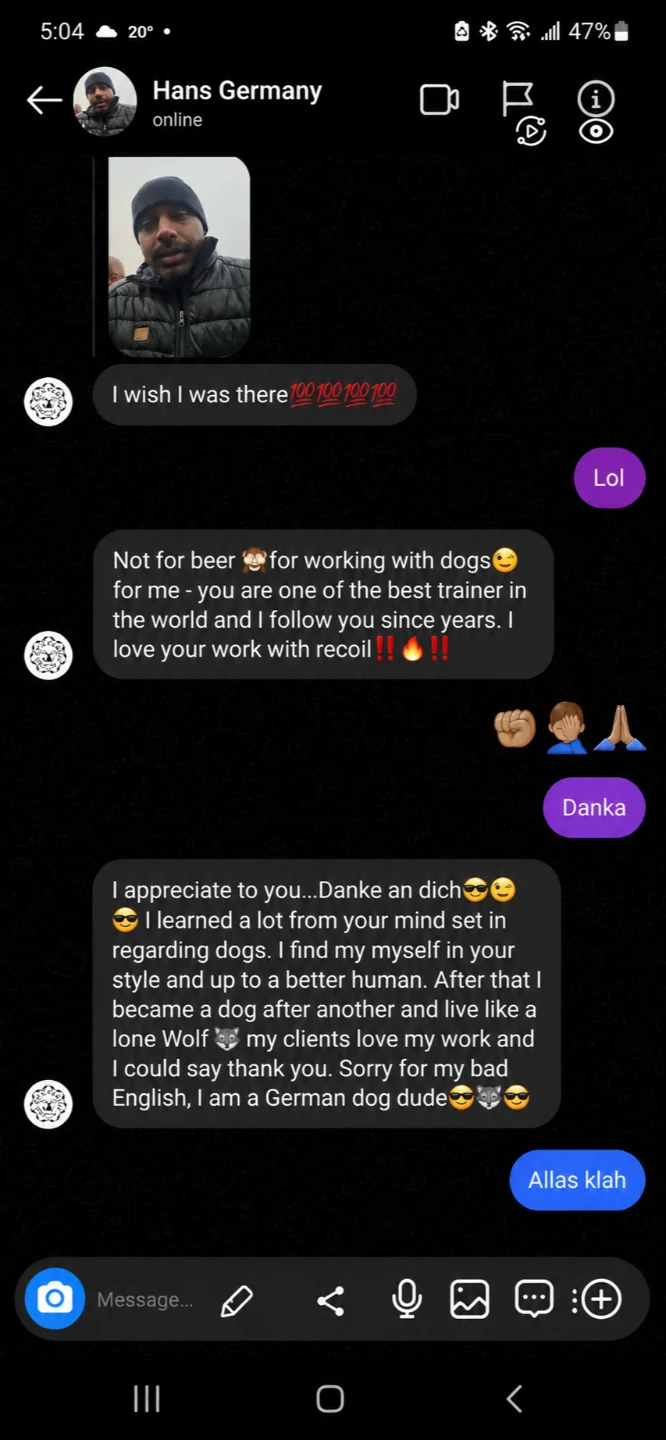 Client testimonial